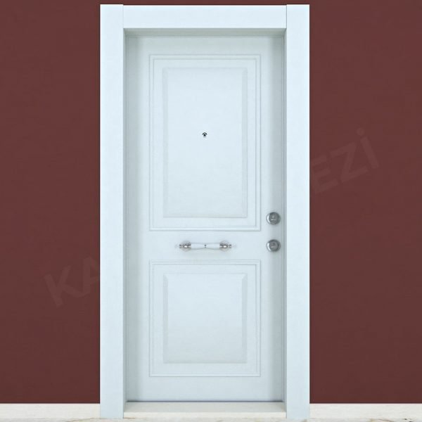 KM206CK Ahşap Lake Kaplama Çelik Kapı