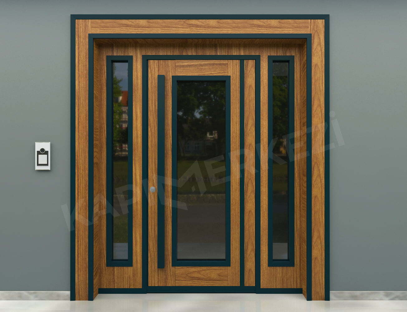 KM402BK Model Bina Giriş Kapısı KM402BK Model Bina Giriş Kapısı