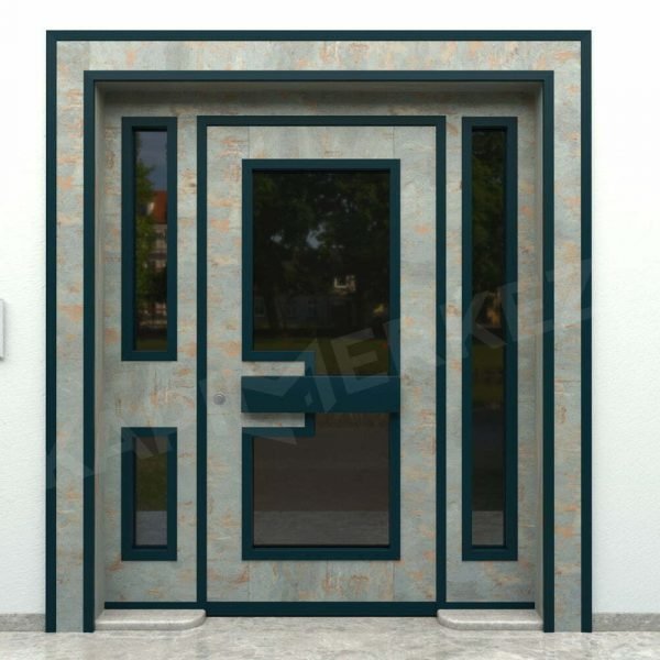 KM406BK Model Bina Giriş Kapısı