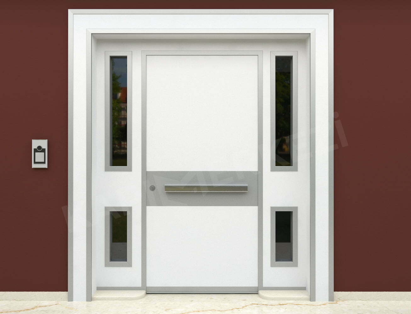 KM409BK Model Bina Giriş Kapısı KM409BK Model Bina Giriş Kapısı