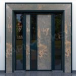 KM410BK Model Bina Giriş Kapısı