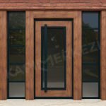 KM412BK Model Bina Giriş Kapısı