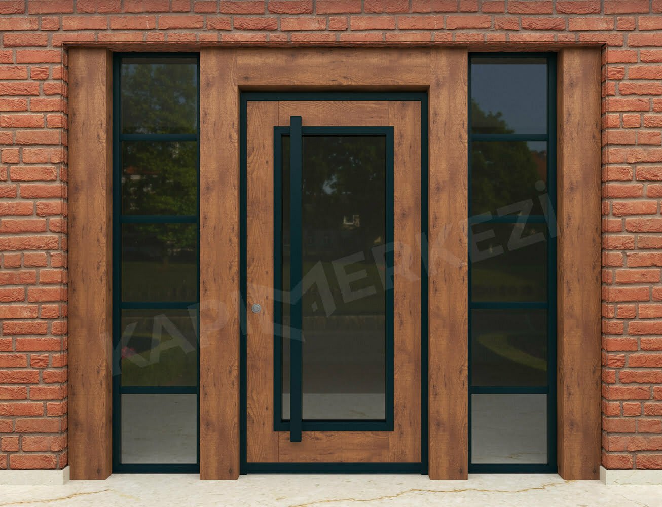 KM412BK Model Bina Giriş Kapısı KM412BK Model Bina Giriş Kapısı