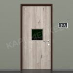 KM815OK Model Alüminyum Kasa Laminat Kapı, Okul Kapısı, Sınıf Kapısı, Hastane Kapısı