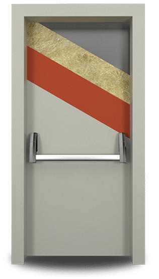 KM601YK Model 5 Yangın Kapısı Detay Görünüm